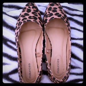 Cheetah flats! So cute, just a little tight in the